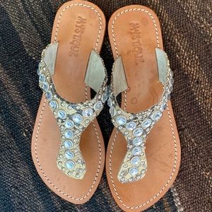 Mystique sandals, leather with gems…Beautiful!